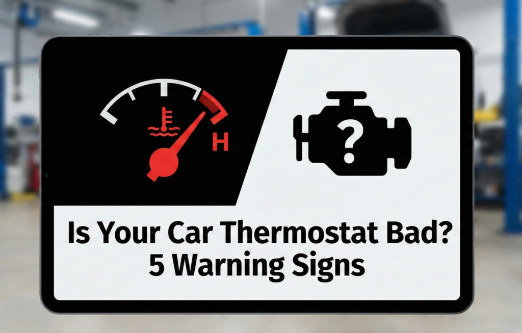 how to tell if car thermostat is bad