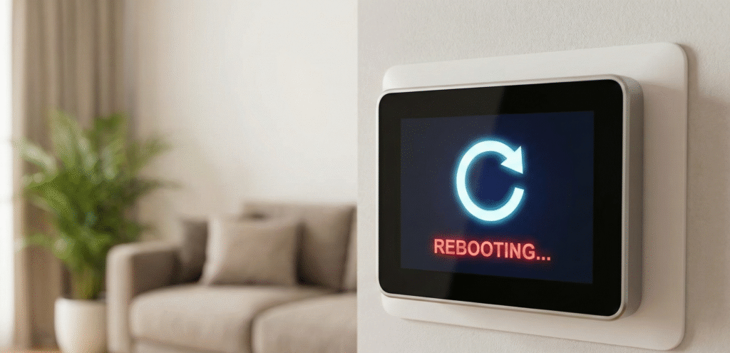 thermostat keeps rebooting