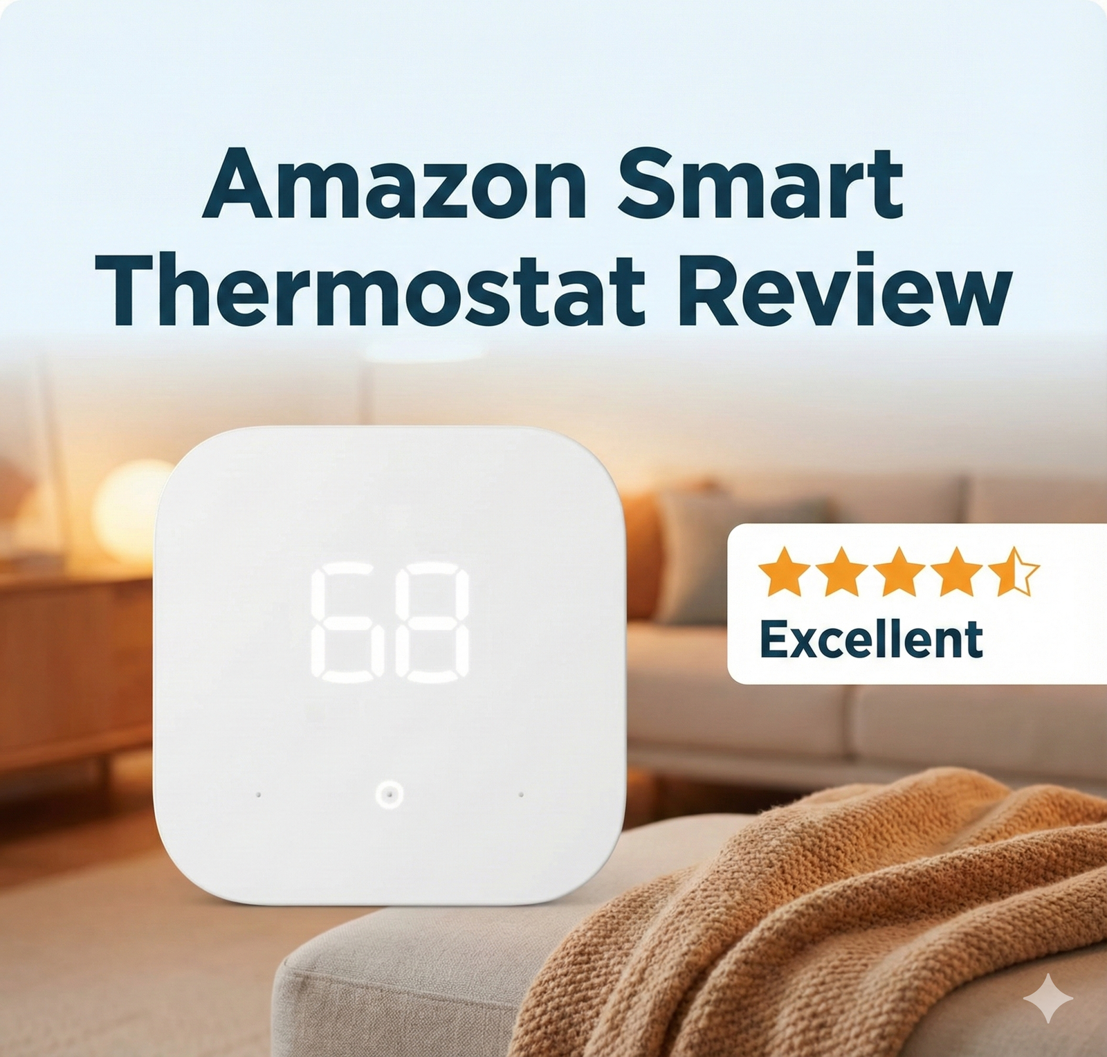 Amazon Smart Thermostat Product Shot