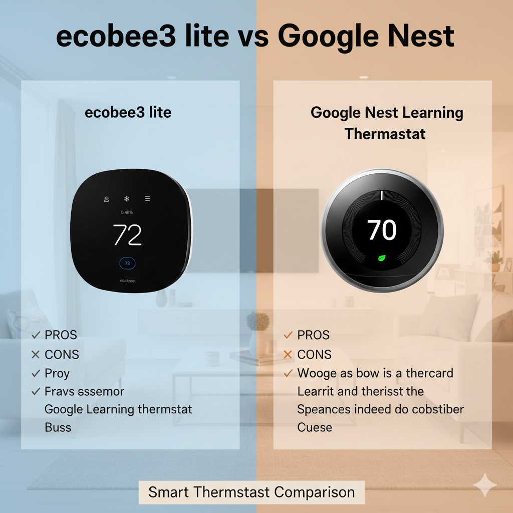 Ecobee3 Lite vs Nest