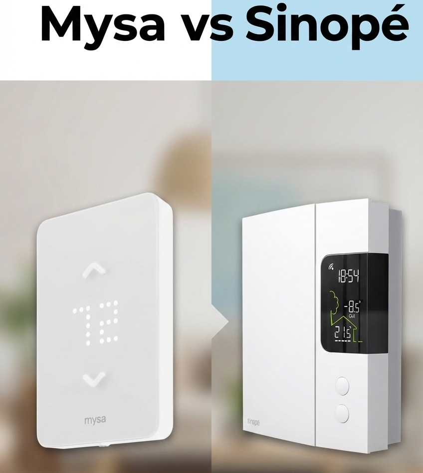 Mysa vs Sinope Smart Thermostat Comparison