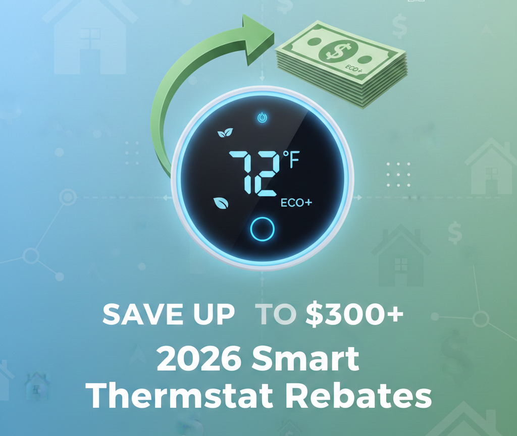smart thermostat rebates 2026
