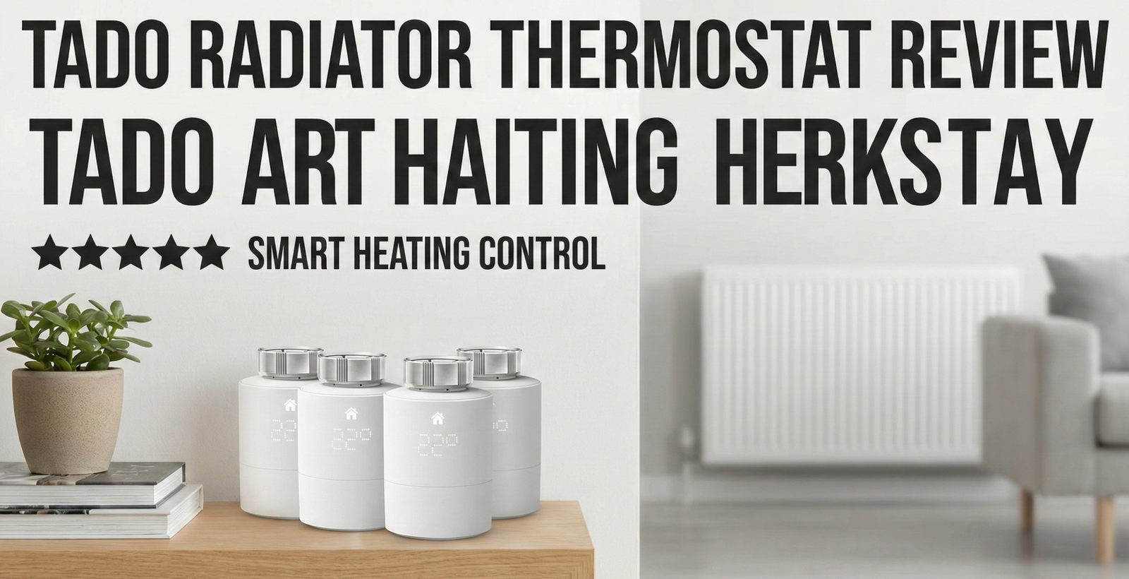 Tado Smart Radiator Thermostat on radiator