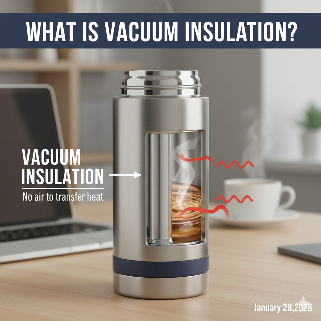 what is vacuum insulation in a thermos