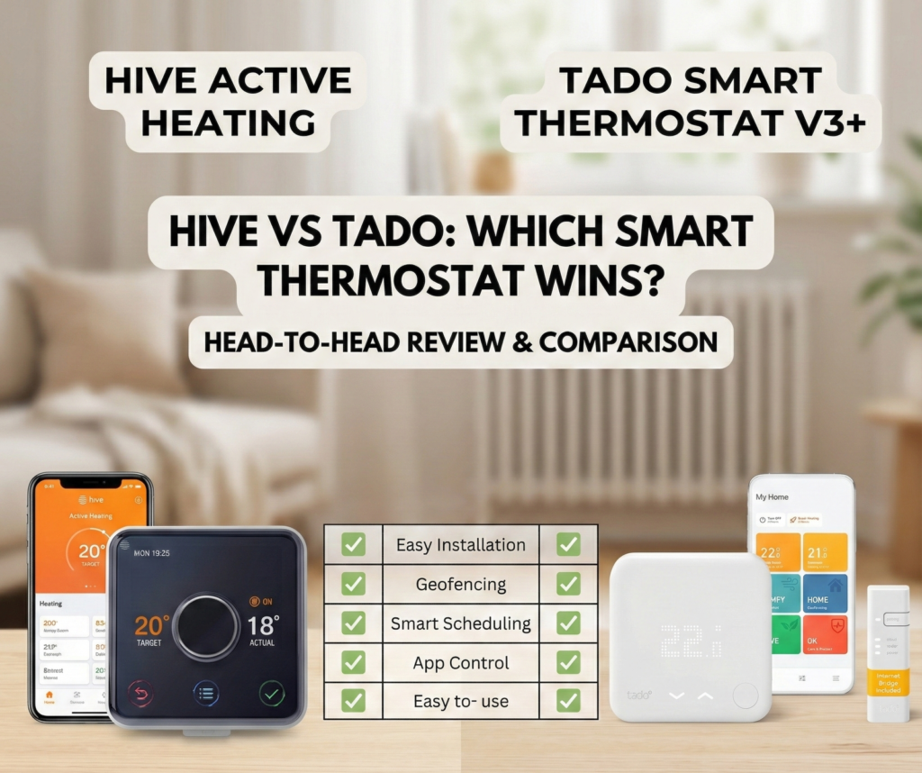 Hive vs. Tado Which Smart Thermostat Is Worth Your Money